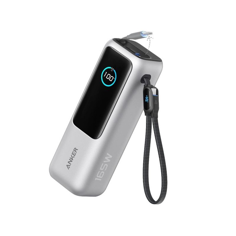 Prenosna baterija Powerbank  Anker A1695H41, 25000 mAh, srebrna