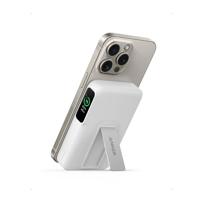 Prenosna baterija Powerbank Anker MagGo 633, 10.000 mAh, bela