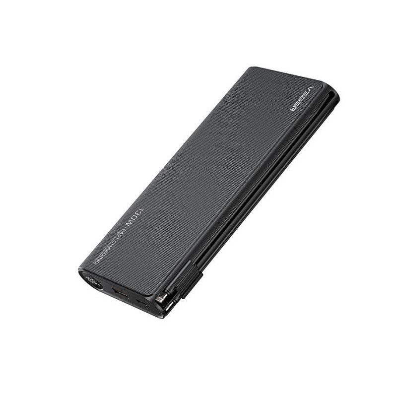 Prenosna baterija Powerbank VEGER TC130 25.000 mAh, črna