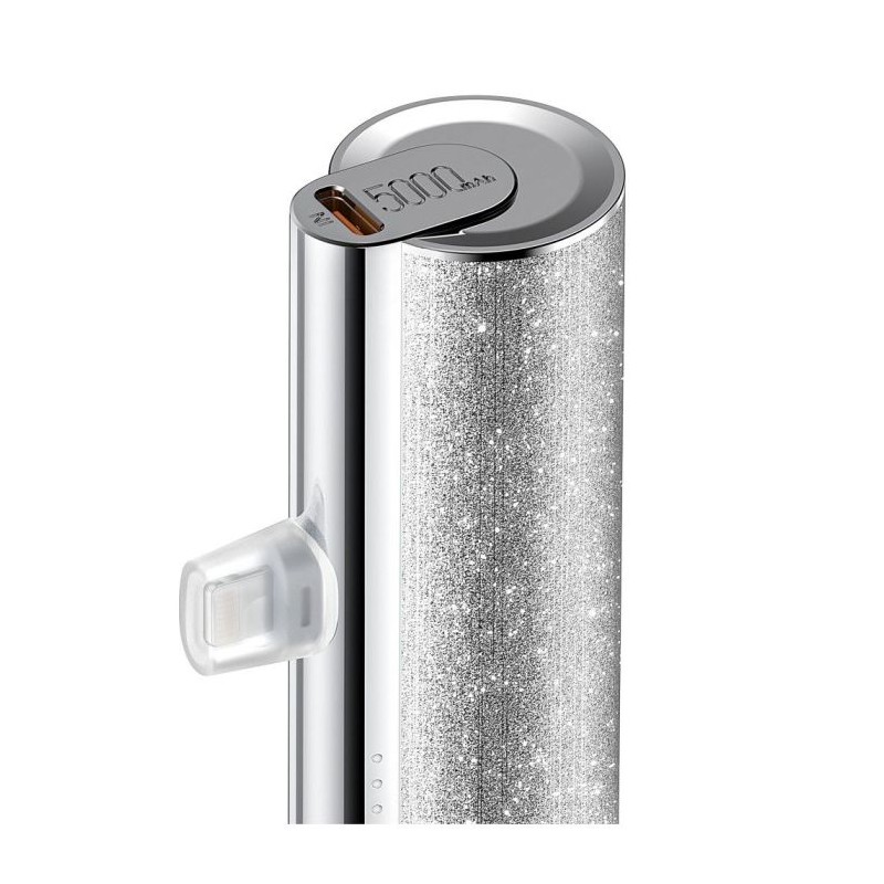 Prenosna baterija Powerbank VEGER W0573S, 5000mAh, srebrna