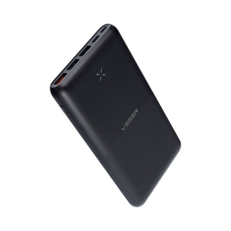 Prenosna baterija Powerbank VEGER S22, 20.000mAh, črna