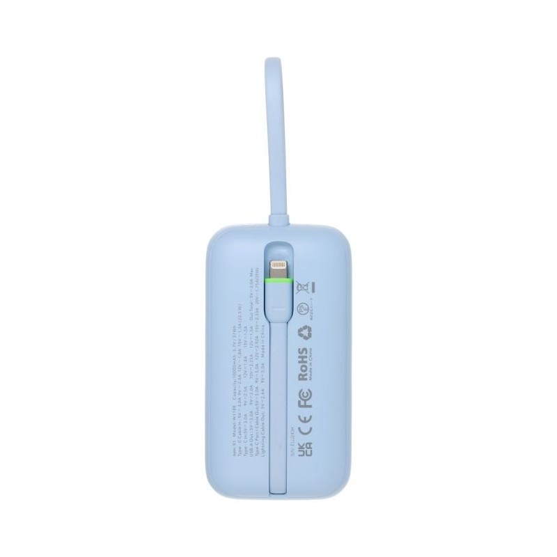 Prenosna baterija Powerbank VEGER W1188B, 10.000 mAh, modra