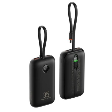 Prenosna baterija Powerbank VEGER W1188, 10.000 mAh, črna