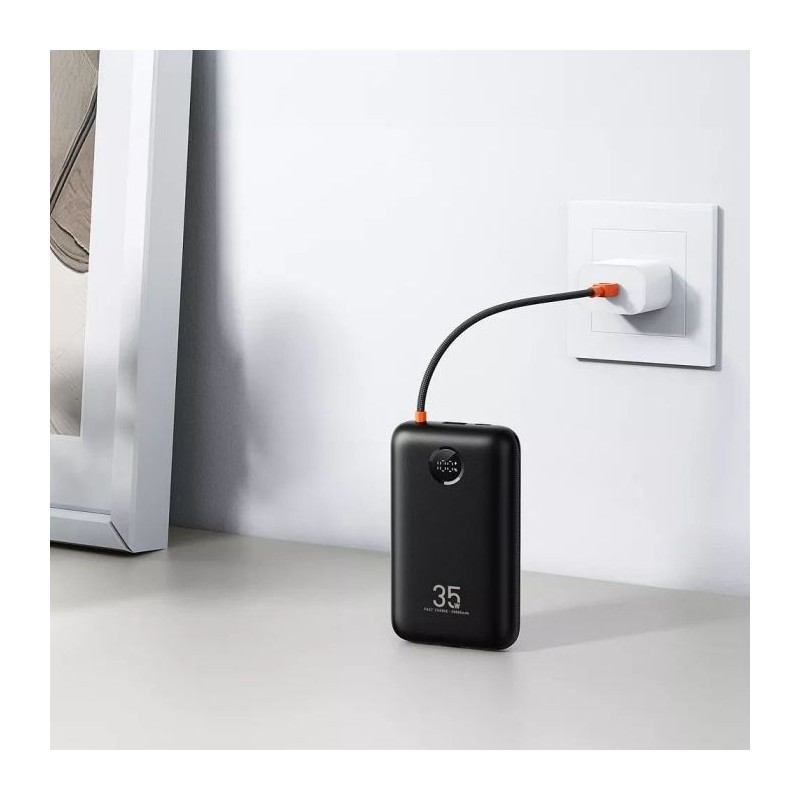 Prenosna baterija Powerbank VEGER W2068, 20.000 mAh, črna