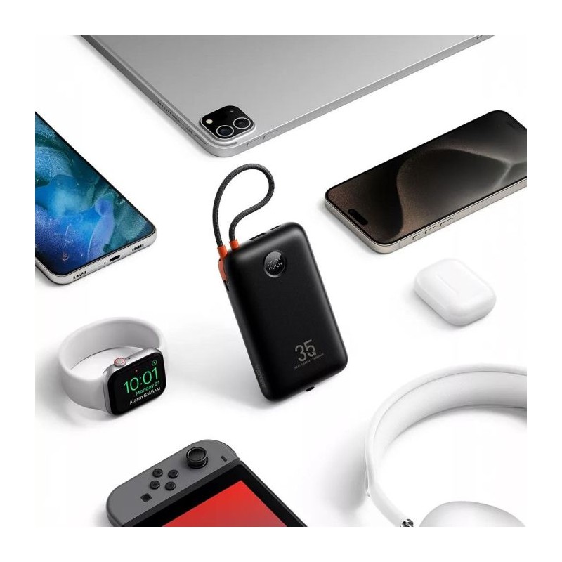 Prenosna baterija Powerbank VEGER W2068, 20.000 mAh, črna
