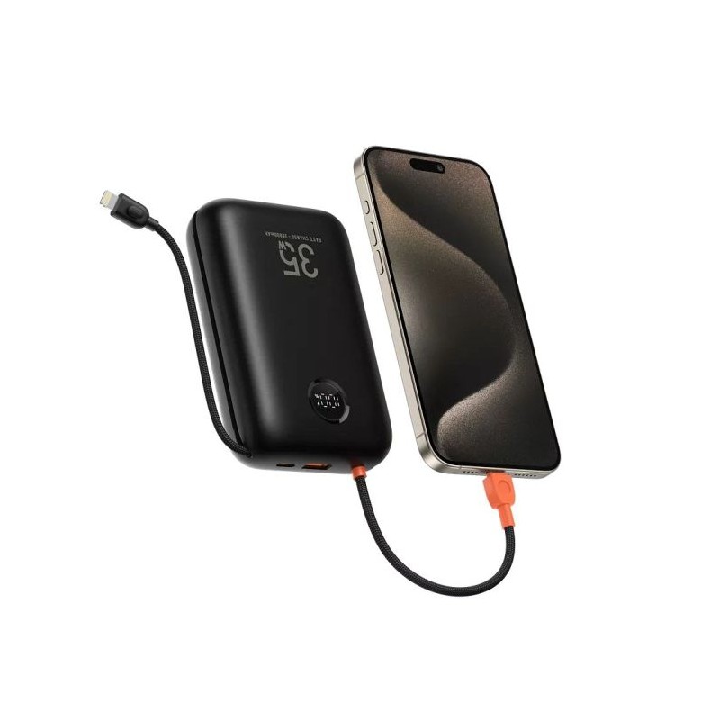 Prenosna baterija Powerbank VEGER W3018, 30.000 mAh, črna