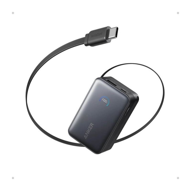 Prenosna baterija Powerbank Anker Nano, 10.000 mAh, črna