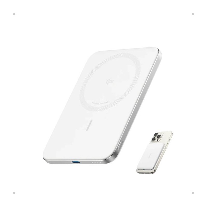 Prenosna baterija Powerbank Anker Nano Slim, 5000 mAh, bela