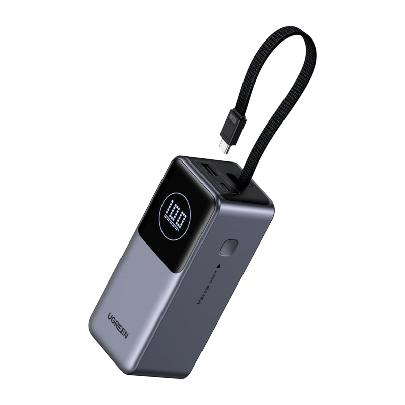 Prenosna baterija Powerbank Ugreen 55365B, 12.000mAh, siva