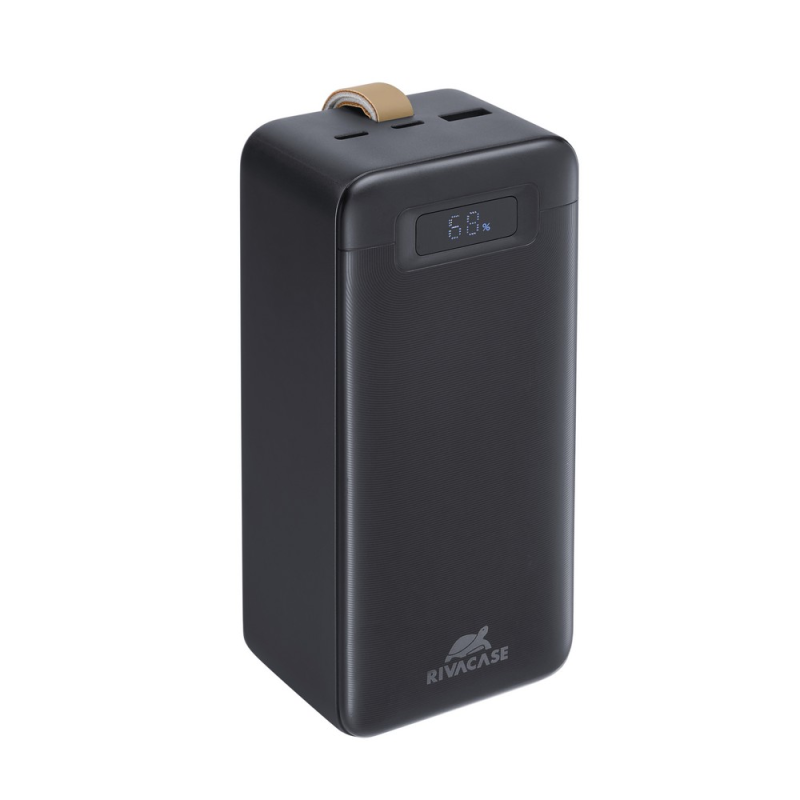 Prenosna baterija Powerbank Rivacase VA1084, 40.000mAh, 65W, črna