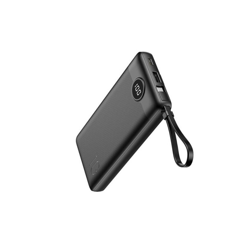 Prenosna baterija Powerbank Veger W1116, 10.000mAh, črna