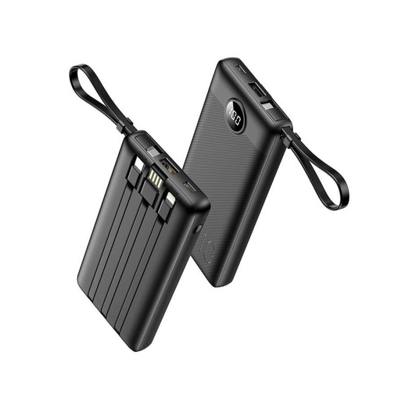 Prenosna baterija Powerbank Veger W1116, 10.000mAh, črna