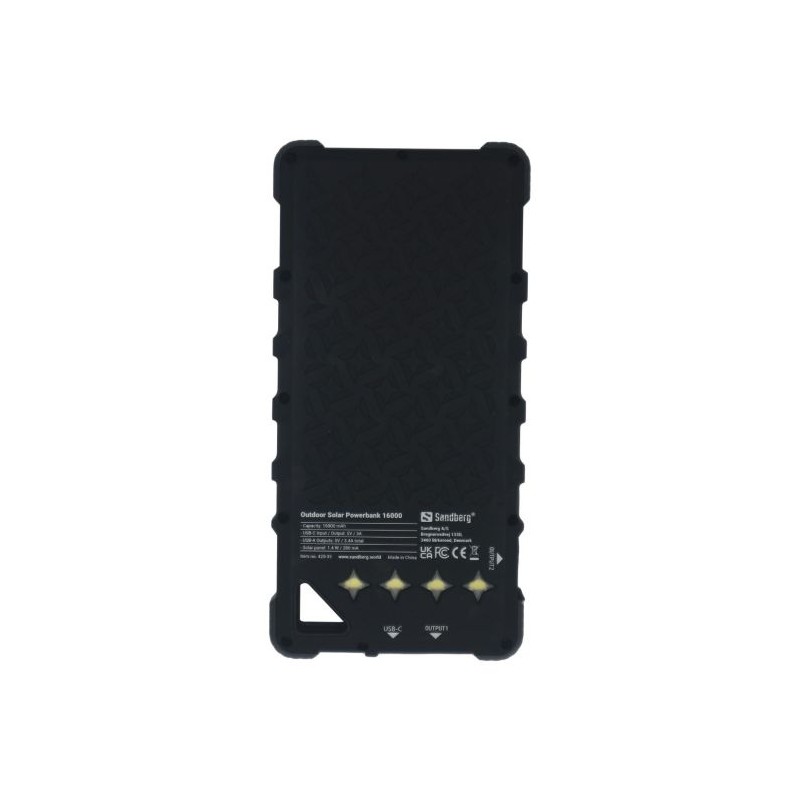 Prenosna baterija Powerbank Sandberg Outdoor Solar 16000, 420-35