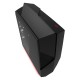 Ohišje ATX NZXT Noctis 450 Black, okno, rdeča LED, črno, CA-N450W-M1
