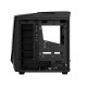 Ohišje ATX NZXT Noctis 450 Black, okno, rdeča LED, črno, CA-N450W-M1