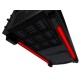 Ohišje ATX NZXT Noctis 450 Black, okno, rdeča LED, črno, CA-N450W-M1