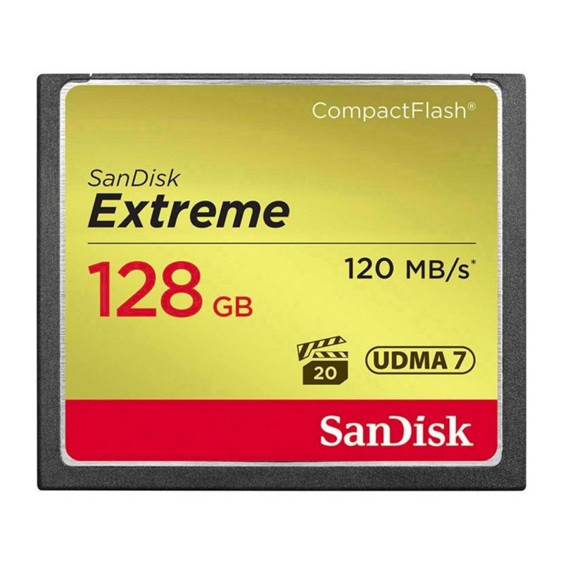 Pomnilniška kartica CF SANDISK 128GB EXTREME UDMA7
