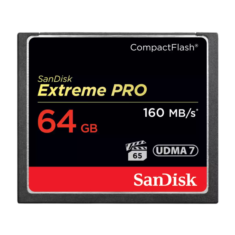 Pomnilniška kartica CF SANDISK 64GB EXTREME PRO UDMA7, VPG-65