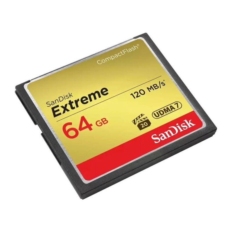 Pomnilniška kartica CF SANDISK 64GB EXTREME UDMA7, VPG-20