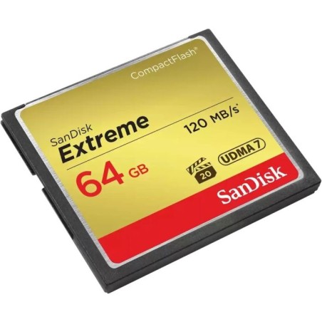 Pomnilniška kartica CF SANDISK 64GB EXTREME UDMA7, VPG-20