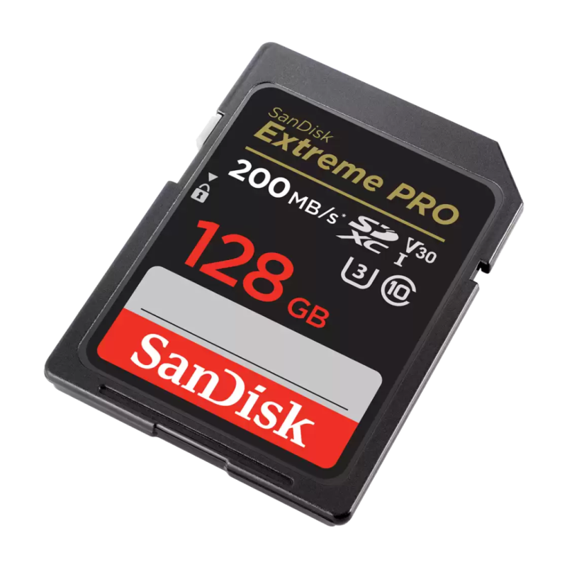 Pomnilniška kartica SDXC SANDISK 128GB EXTREME PRO, UHS-I, C10, V30