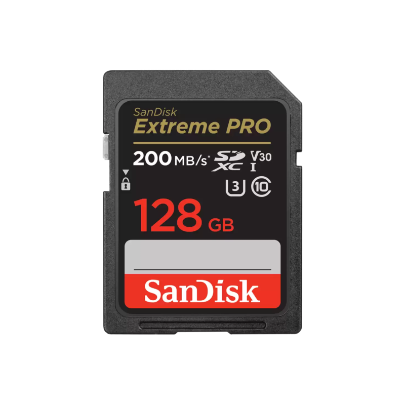 Pomnilniška kartica SDXC SANDISK 128GB EXTREME PRO, UHS-I, C10, V30