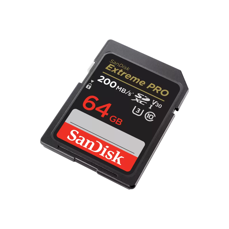 Pomnilniška kartica SDXC SANDISK 64GB EXTREME PRO, UHS-I, C10, U3, V30