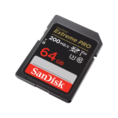 Pomnilniška kartica SDXC SANDISK 64GB EXTREME PRO, UHS-I, C10, U3, V30