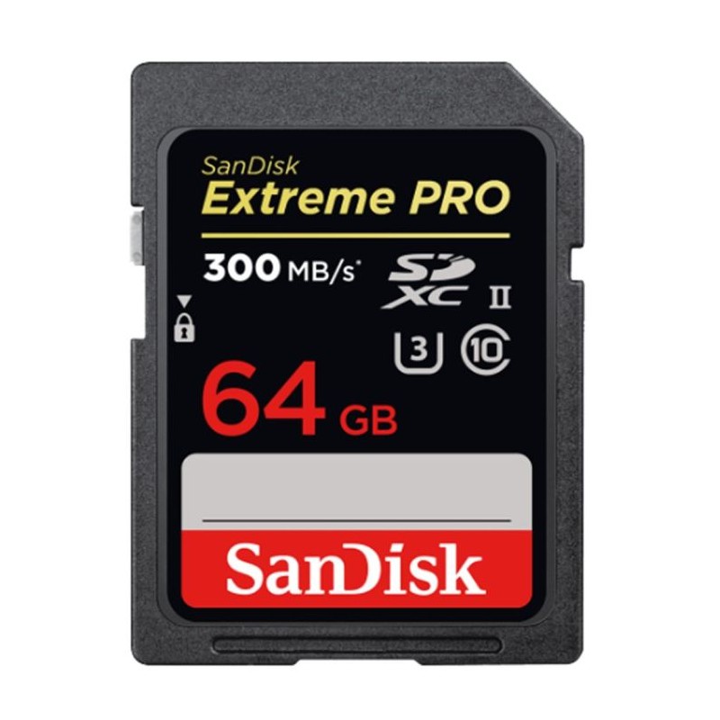 Pomnilniška kartica SDXC SANDISK 64GB EXTREME PRO, UHS-II (U3)