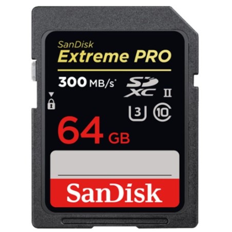 Pomnilniška kartica SDXC SANDISK 64GB EXTREME PRO, UHS-II (U3)