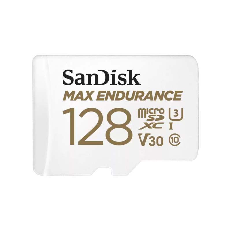 Pomnilniška kartica SDXC SanDisk micro 128GB MAX ENDURANCE, V30, adapter