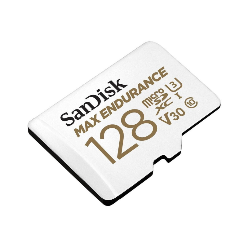 Pomnilniška kartica SDXC SanDisk micro 128GB MAX ENDURANCE, V30, adapter