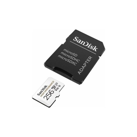 Pomnilniška kartica SDXC SANDISK MICRO 256GB HIGH ENDURANCE, UHS-I, V30, adapter