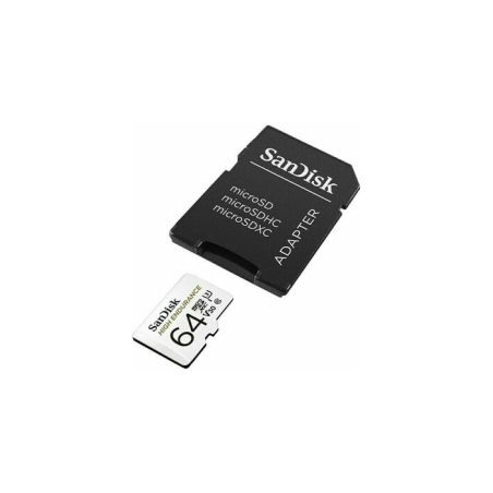 Pomnilniška kartica SDXC SANDISK MICRO 64GB HIGH ENDURANCE, UHS-I, V30, adapter