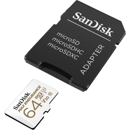 Pomnilniška kartica SDXC SanDisk micro 64GB MAX ENDURANCE, V30, adapter
