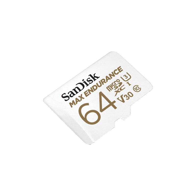 Pomnilniška kartica SDXC SanDisk micro 64GB MAX ENDURANCE, V30, adapter