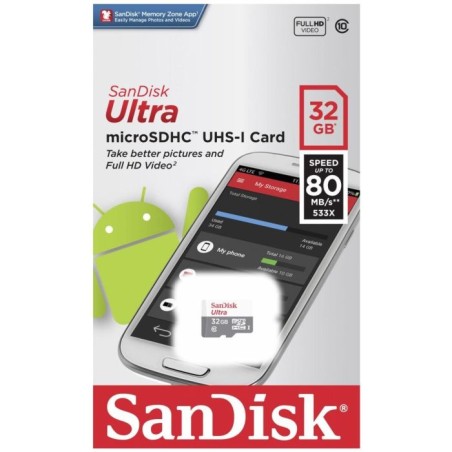 Pomnilniška kartica SDHC SanDisk MICRO 32GB ULTRA