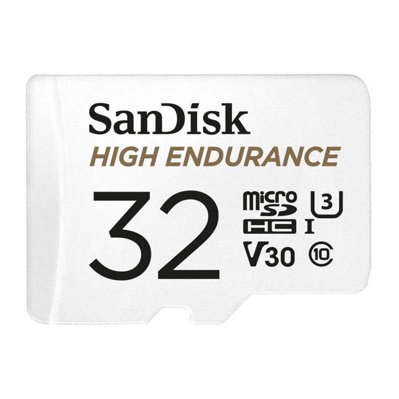 Pomnilniška kartica SDHC SANDISK MICRO 32GB HIGH ENDURANCE, UHS-I, U3, V30, ada.