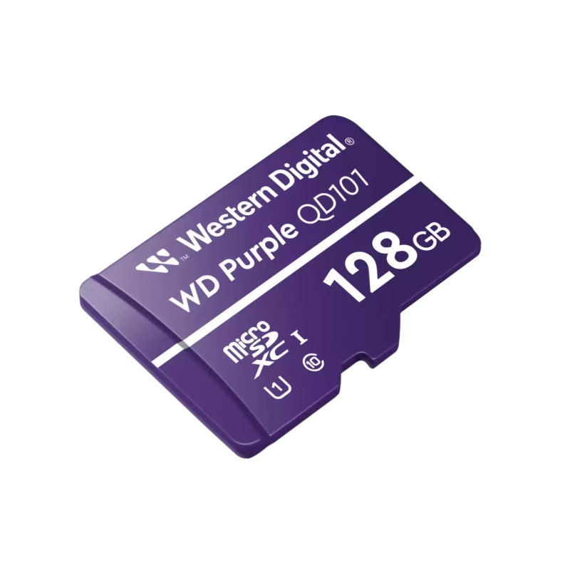 Pomnilniška kartica WD Purple 128GB Surveillance microSD, UHS 1