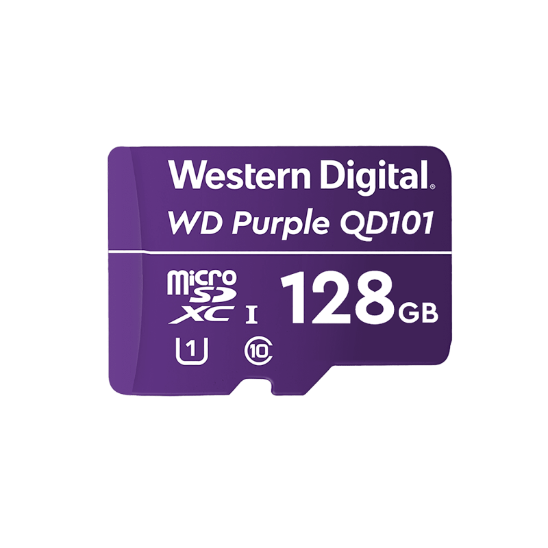 Pomnilniška kartica WD Purple 128GB Surveillance microSD, UHS 1