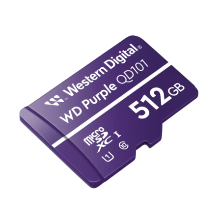 Pomnilniška kartica WD Purple 512GB Surveillance microSD, UHS 1