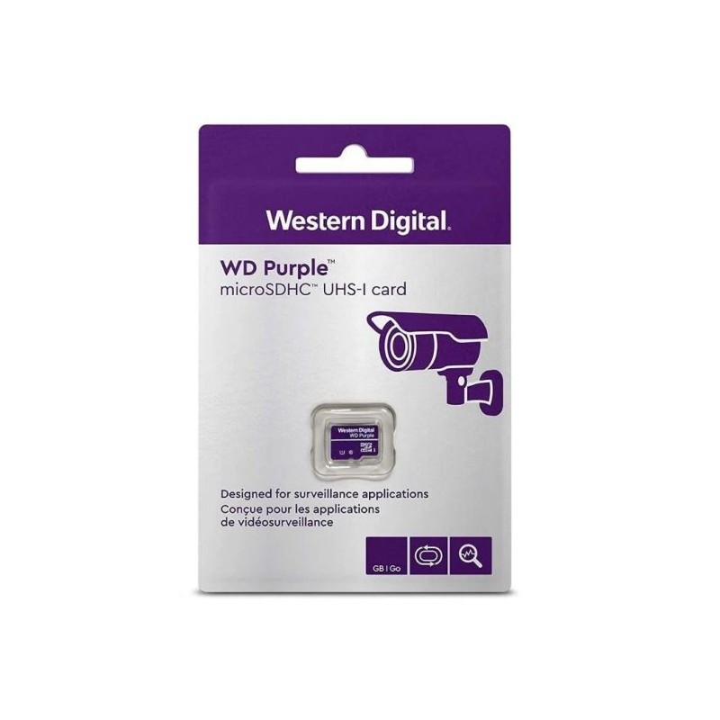 Pomnilniška kartica WD Purple 512GB Surveillance microSD, UHS 1