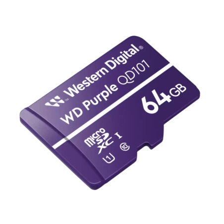 Pomnilniška kartica WD Purple 64GB Surveillance microSD, UHS 1