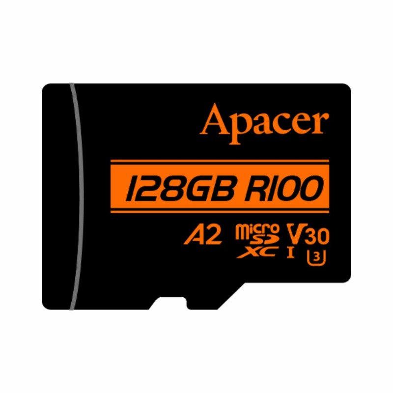 Pomnilniška kartica microSD XC 128GB APACER UHS-I U3 V30 R100 A2 8930031