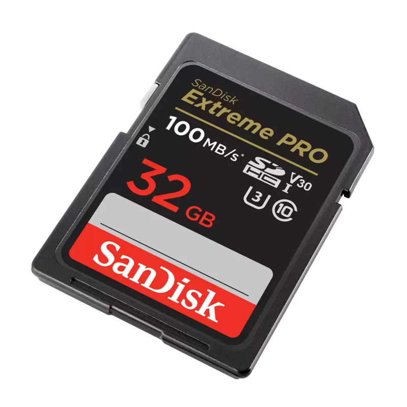 Pomnilniška kartica SDHC SANDISK 32GB EXTREME PRO, 100/90MB/s, UHS-I, U3, C10, V