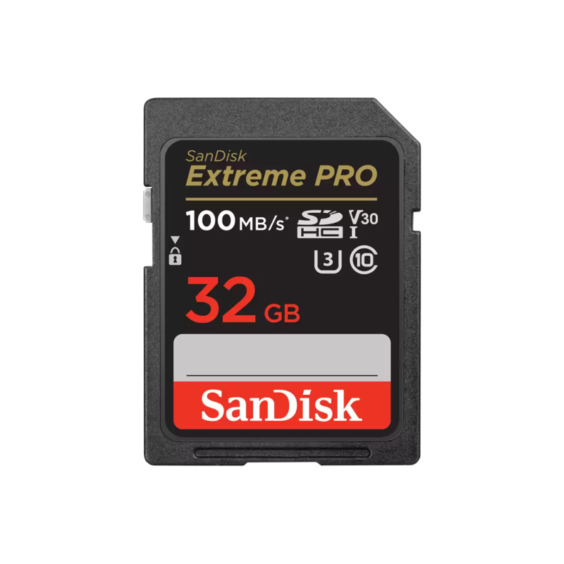 Pomnilniška kartica SDHC SANDISK 32GB EXTREME PRO, 100/90MB/s, UHS-I, U3, C10, V
