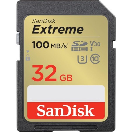 Pomnilniška kartica SDHC SANDISK. 32GB EXTREME PLUS, 100/60MB/s, UHS-I, C10, U3,