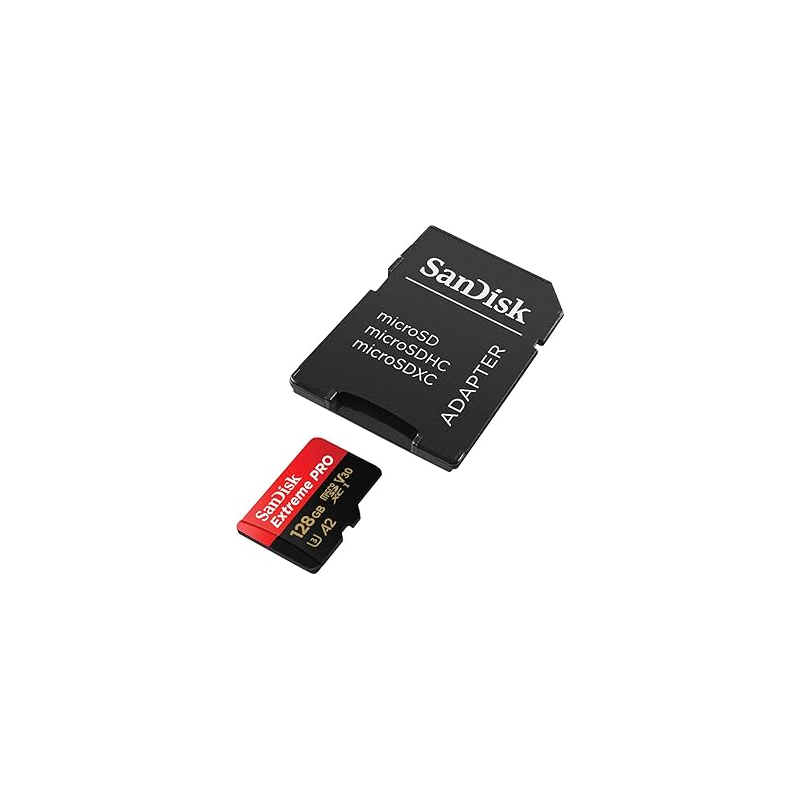 Pomnilniška kartica SDXC SANDISK MICRO 128GB EXTREME PRO, 200/90MB/s, A2, UHS-I,