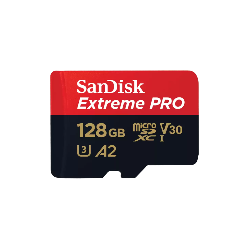Pomnilniška kartica SDXC SANDISK MICRO 128GB EXTREME PRO, 200/90MB/s, A2, UHS-I,
