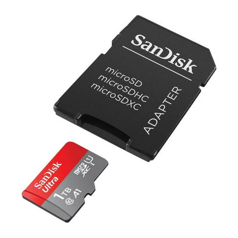 Pomnilniška kartica SDXC SANDISK MICRO 1TB ULTRA, 150MB/s, UHS-I, C10, A1, adapt